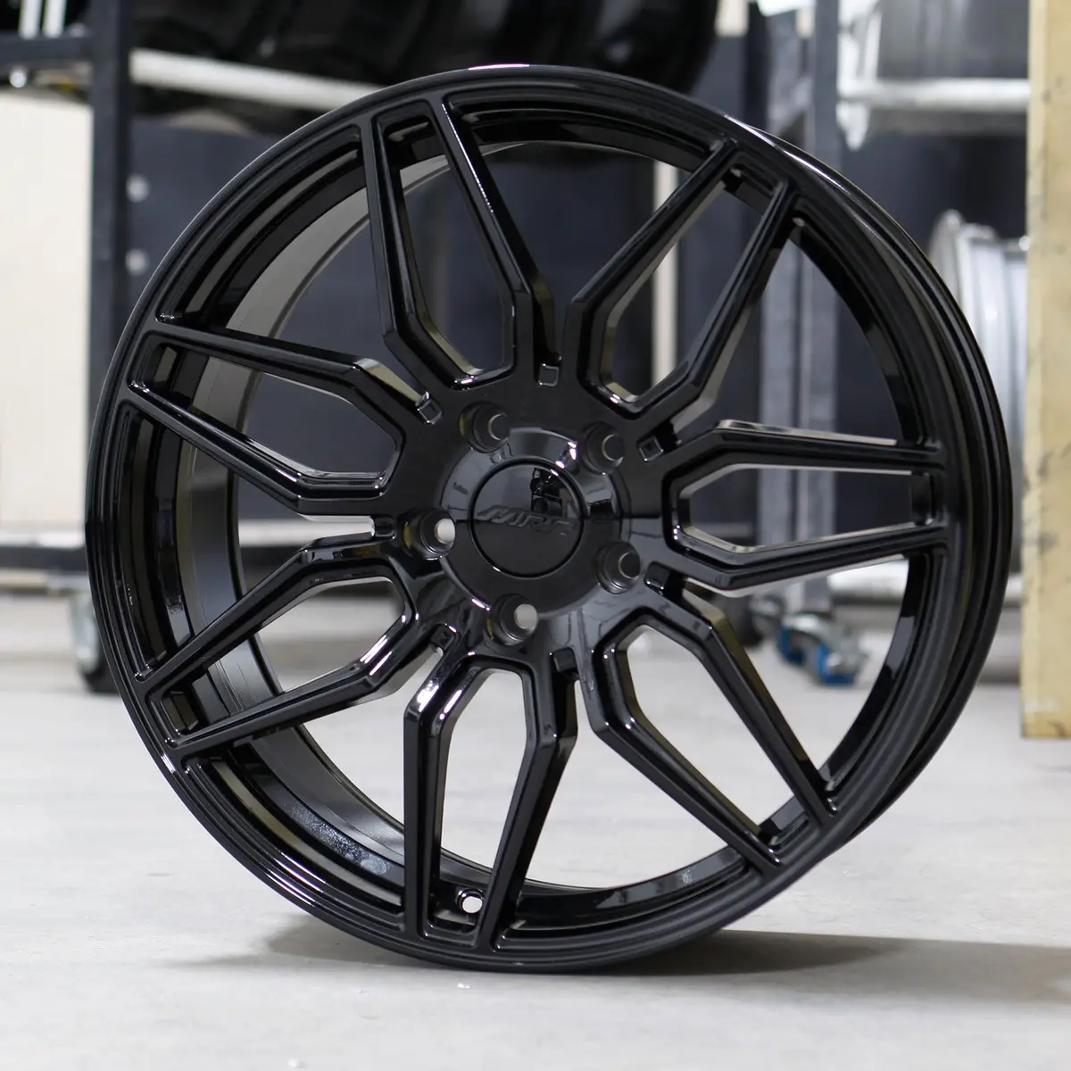 Mrr Wheels Flow Forge M024 Fit Corvette Black 5