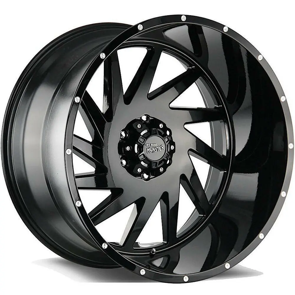 Off-Road Monster Wheels M12 Flat Black 1