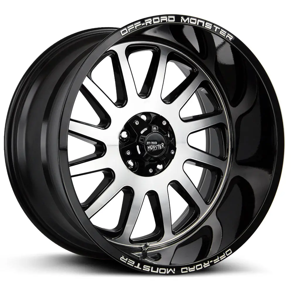 Off-Road Monster Wheels M17 Black Machine 3
