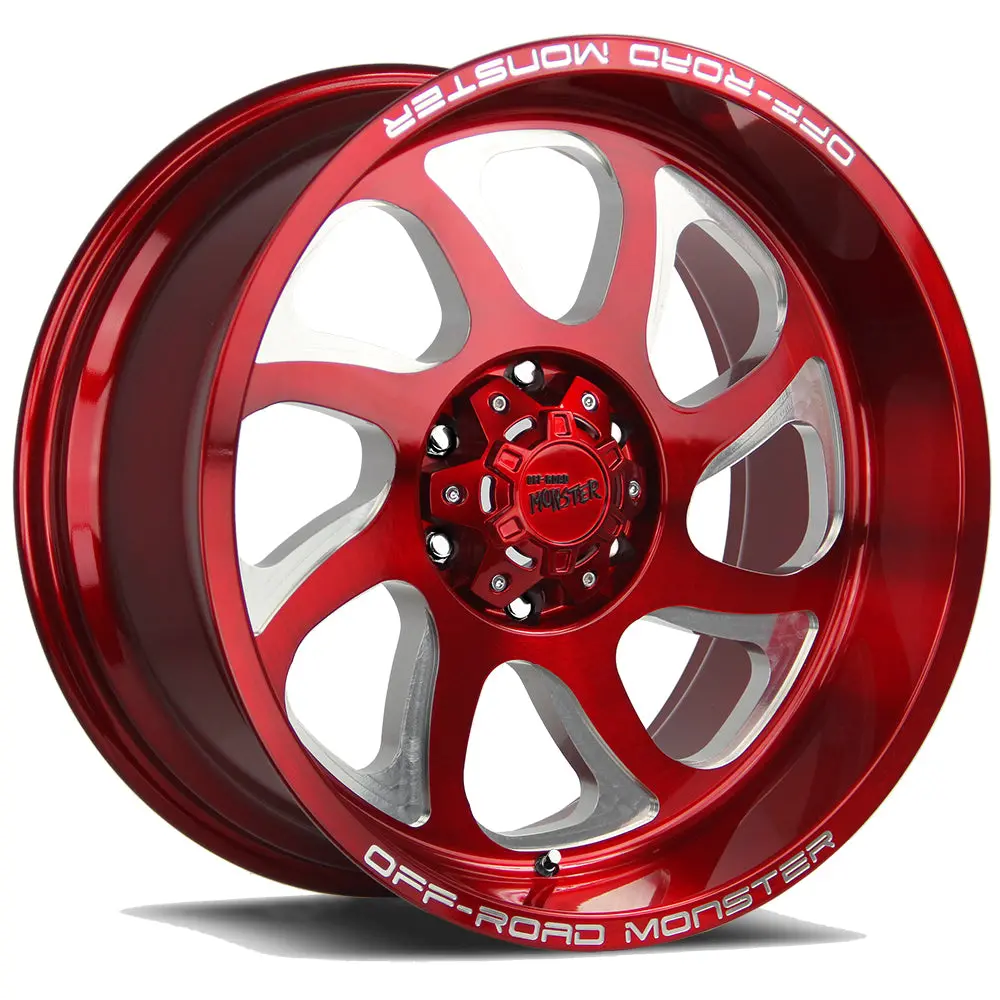 Off-Road Monster Wheels M22 Candy Apple Red 1