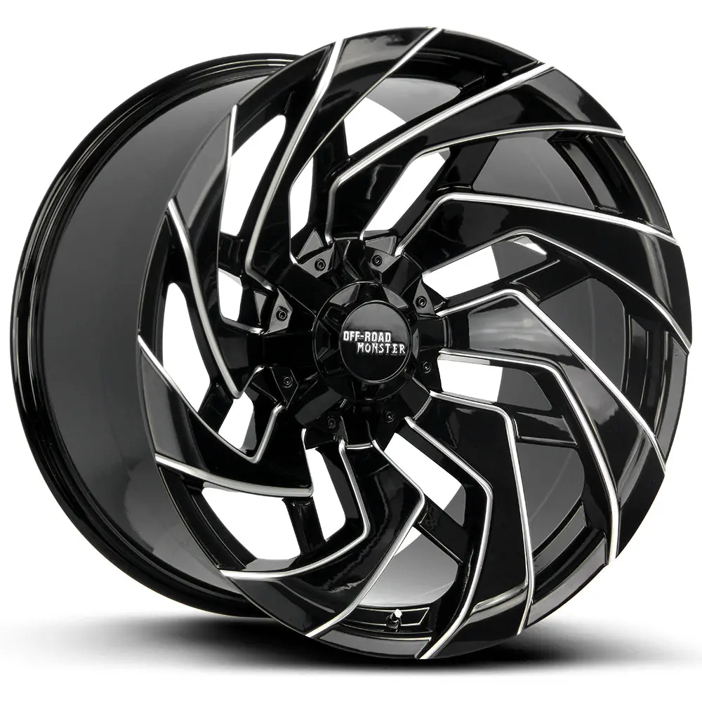 Off-Road Monster Wheels M24 Black Milled 1