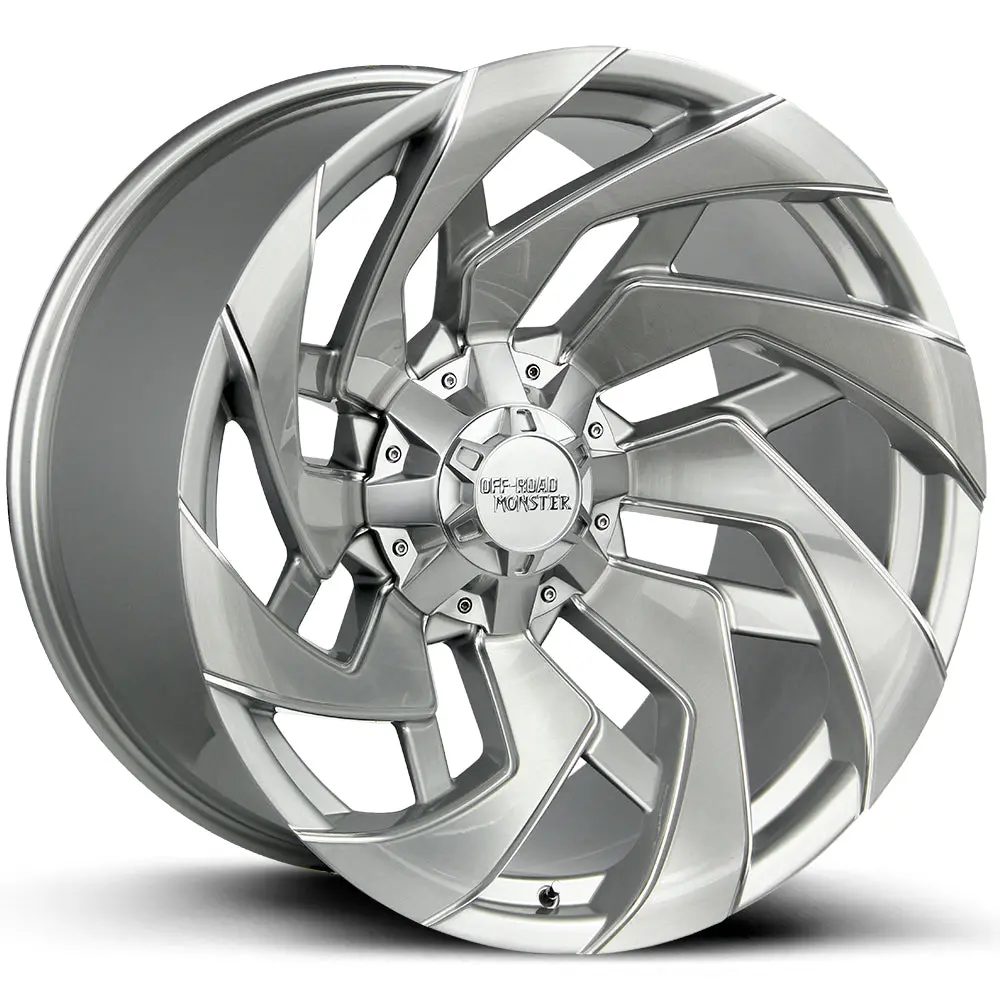 Off-Road Monster Wheels M24 Silver Brushed 1