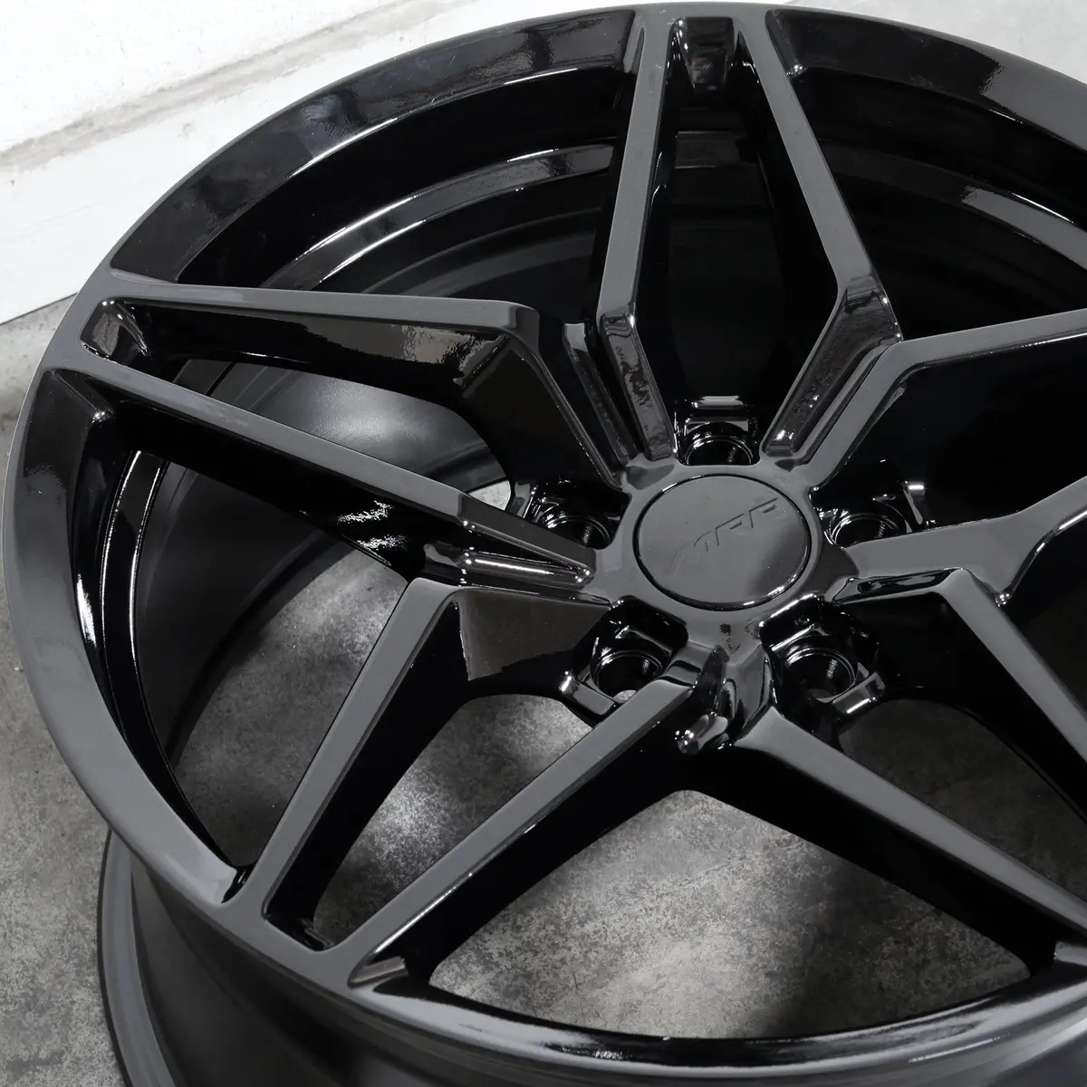 Mrr Wheels Flow Forge M755 Fit Corvette Black 6