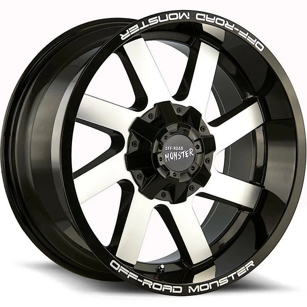 Off-Road Monster Wheels M80 Black Machine 1