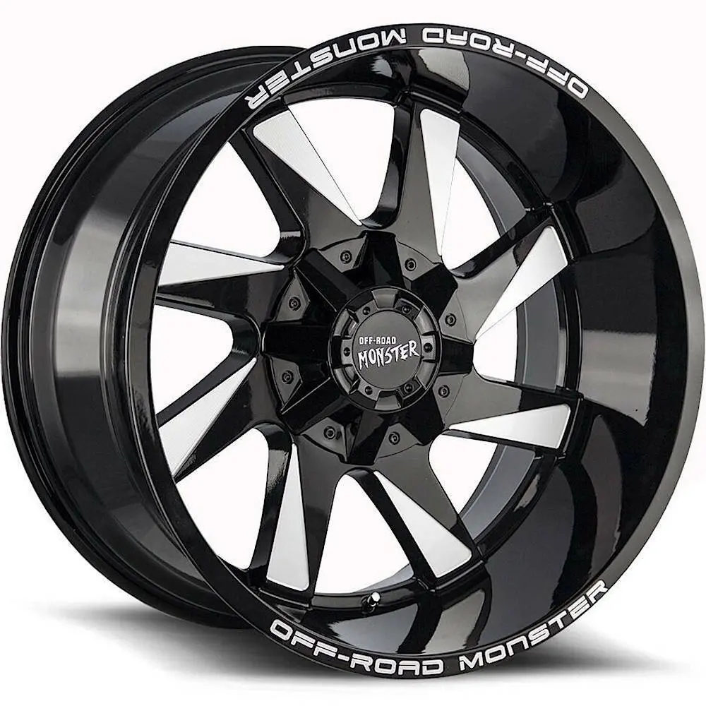 Off-Road Monster Wheels M80 Black Milled 2
