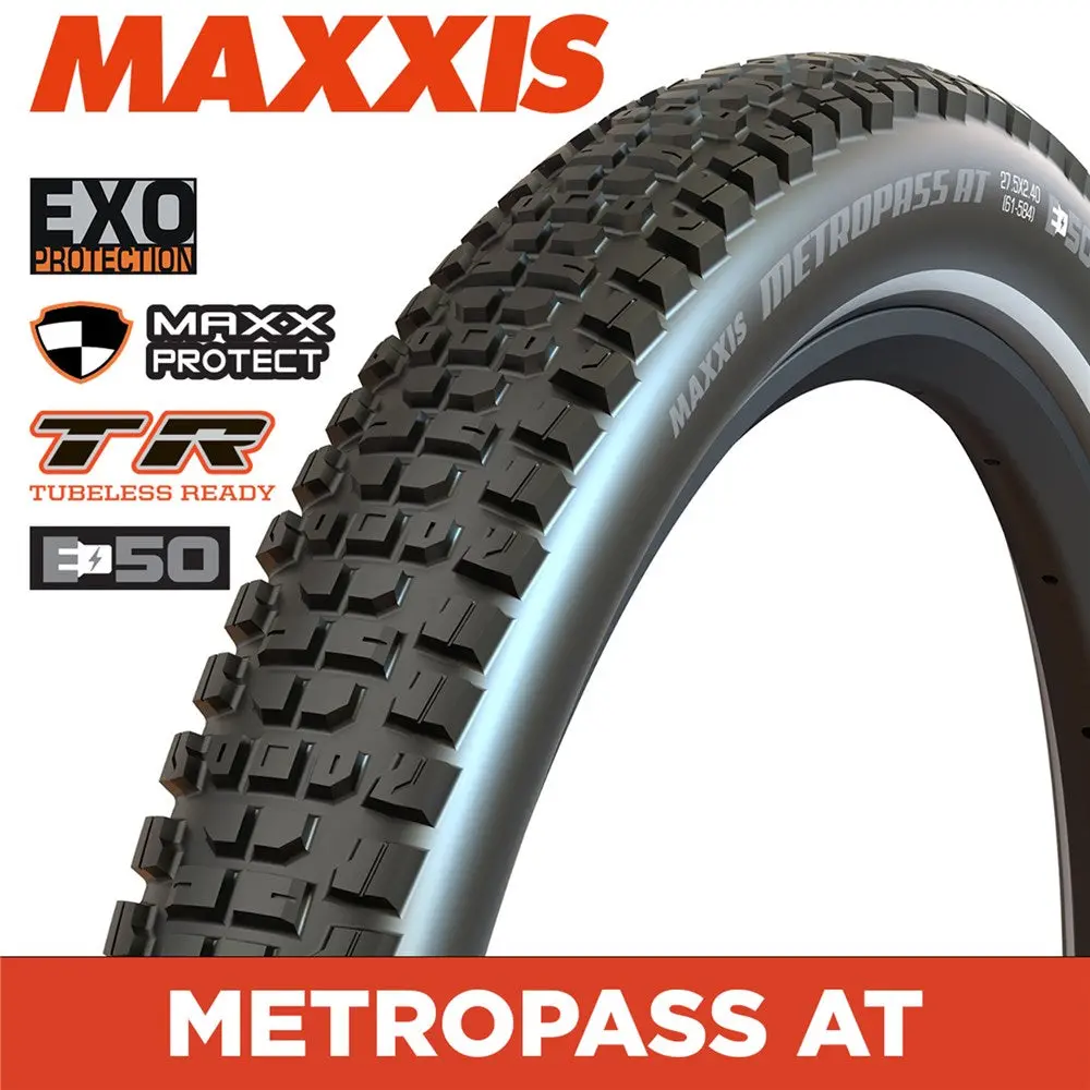 Tyre 29 X 2.40 Maxxis Metropass Exo Tr E-50 Wirebead Reflective 1