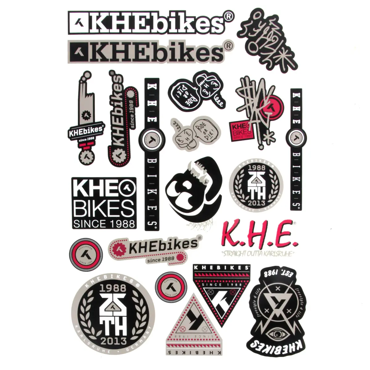 Khe Bikes Sticker Set 21Pc 1