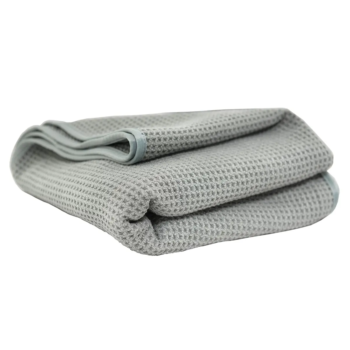 Waffle Weave Gray Matter Microfiber Drying Towel 1