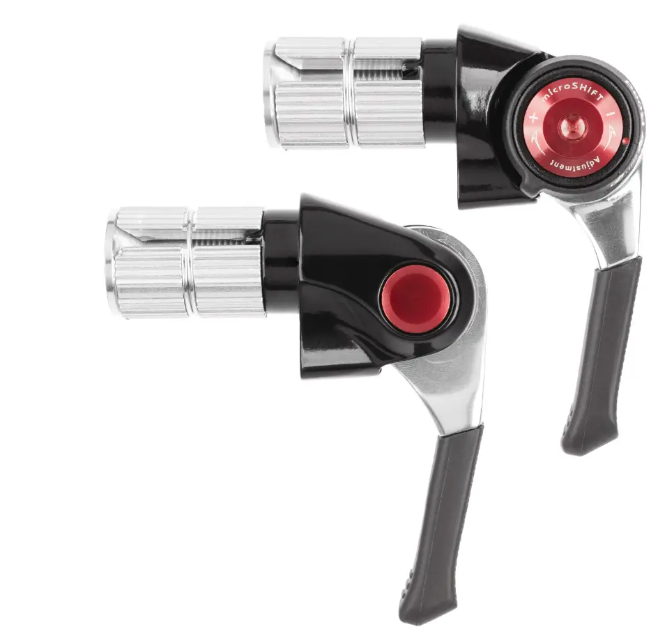 Shifter Microshift R10 Bar End Set 2X10 Pair 1