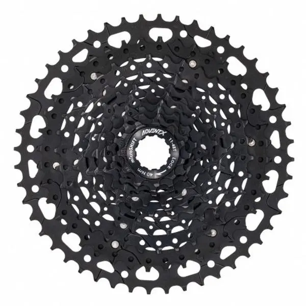 Cassette 10 Speed Microshift Advent X Cs-G104 11-48T Steel/Alloy Black 1