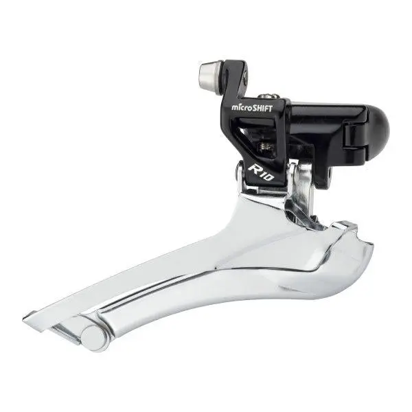 Front Derailleur Microshift R10 Fd-R712 2X10 50-56T Clamp Mount Black 1