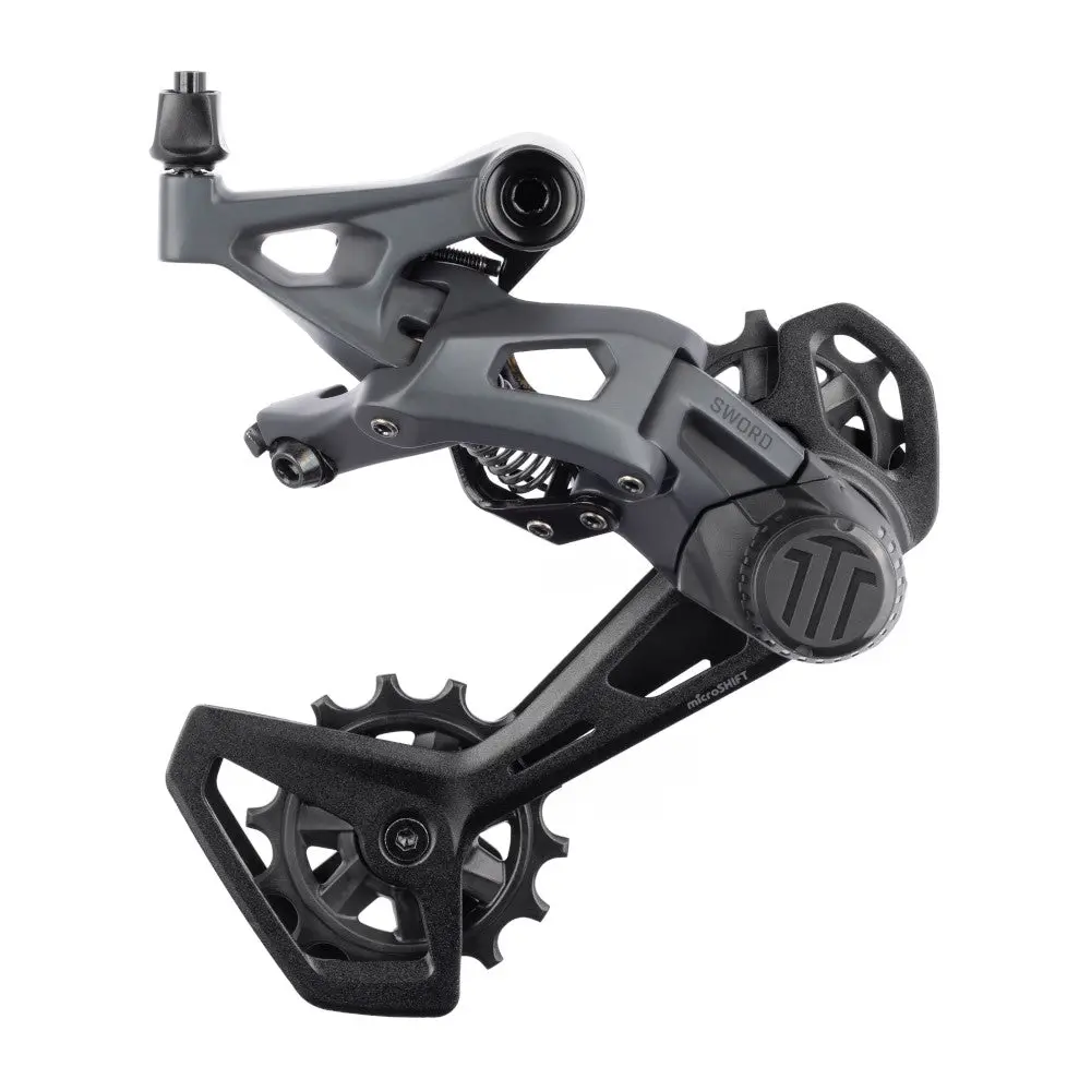 Rear Derailleur Microshift Sword Gravel 2X Long Cage 1
