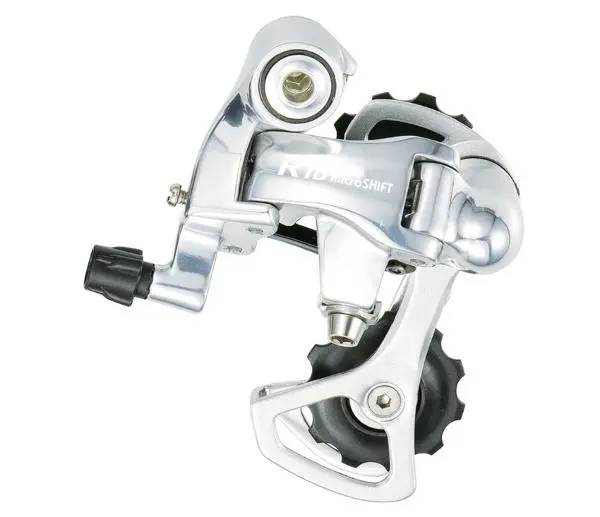 Rear Derailleur Microshift R10 Rd-R47 3X10 Long Cage 11-28T Silver (Shimano Road) 1