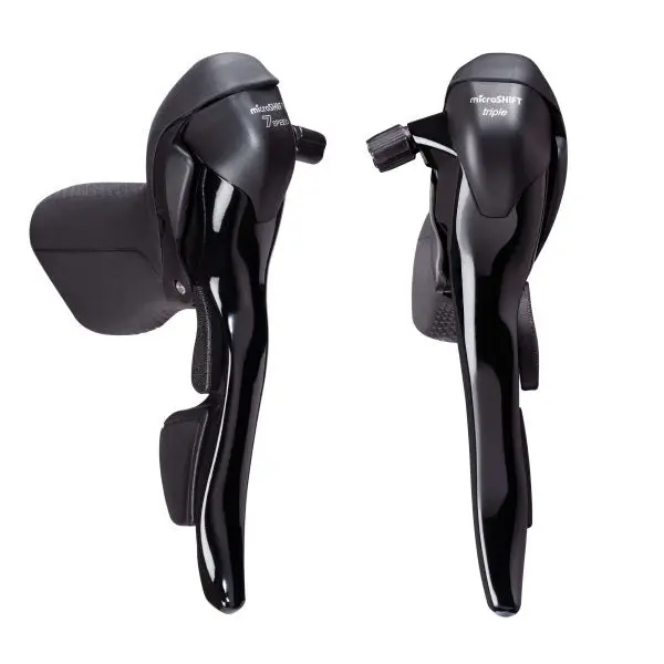 Shifter Microshift Drop Bar Shifter Sb-R373 3X7 Pair (Shimano Road) 1