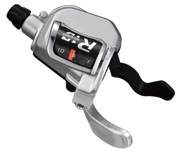 Shifter Microshift Xpress R10 Sl-R760 3X10 Gear Indicator Right (Shimano Road) Black 1