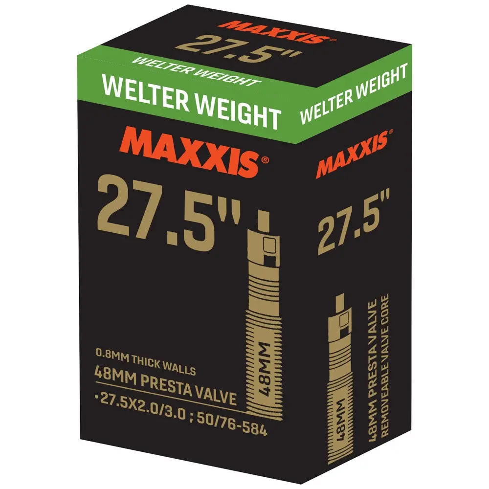 Tube 27.5 X 2.0-3.0 Maxxis Welterweight 48Mm Presta Valve Removable Core 1