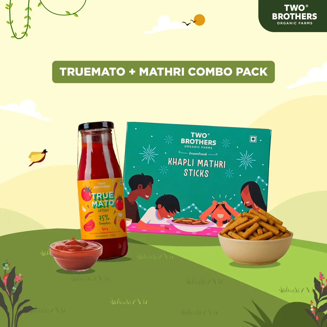 Snack Combo - (Mathri Stick + Trumato Ketchup 300Gm) 1