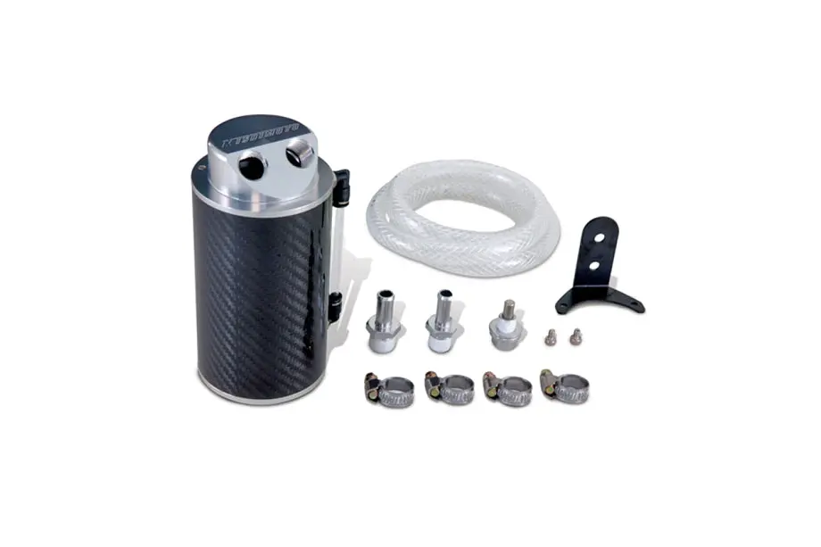 Mishimoto Universal Carbon Fiber Oil Catch Can 1