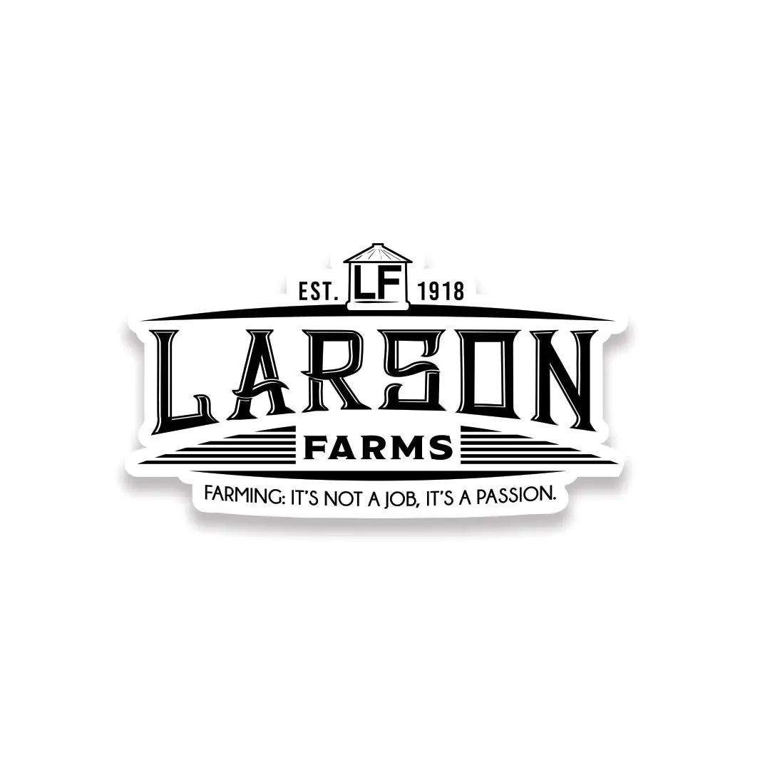 Larson Farms Banner Sticker 1