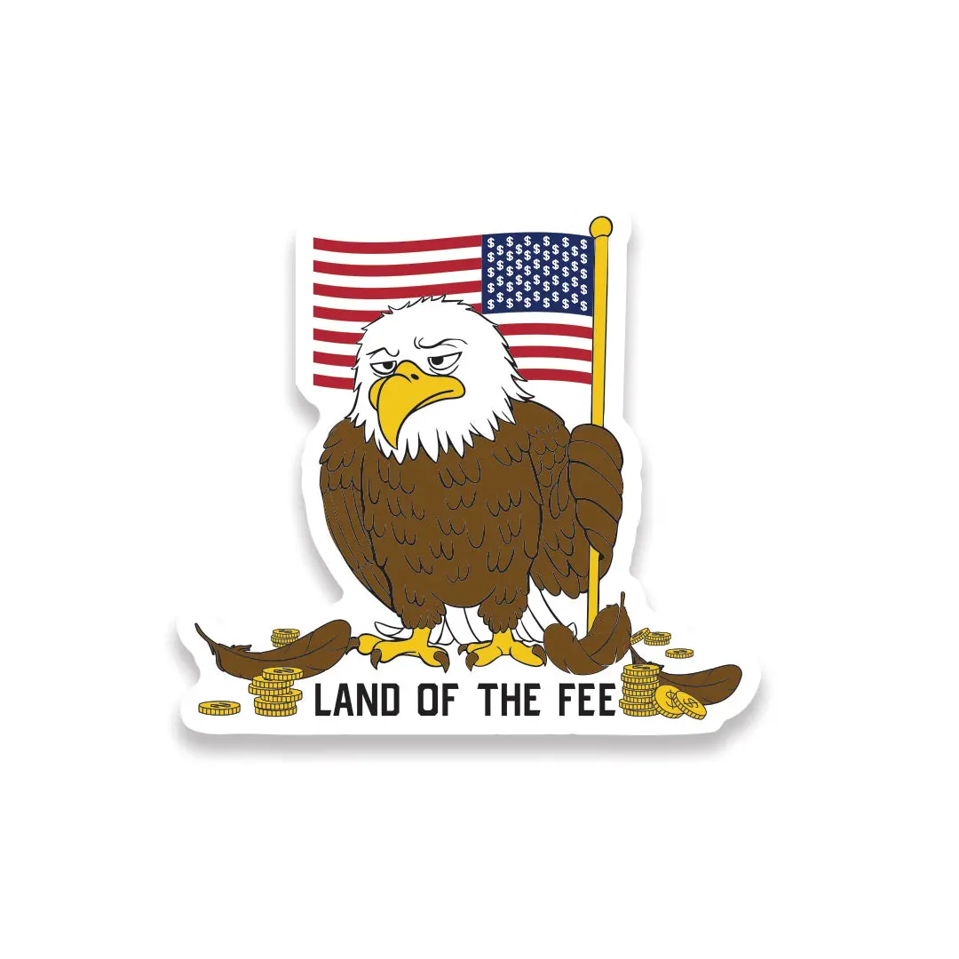 Land Of The Fee 2.0 Sticker 1