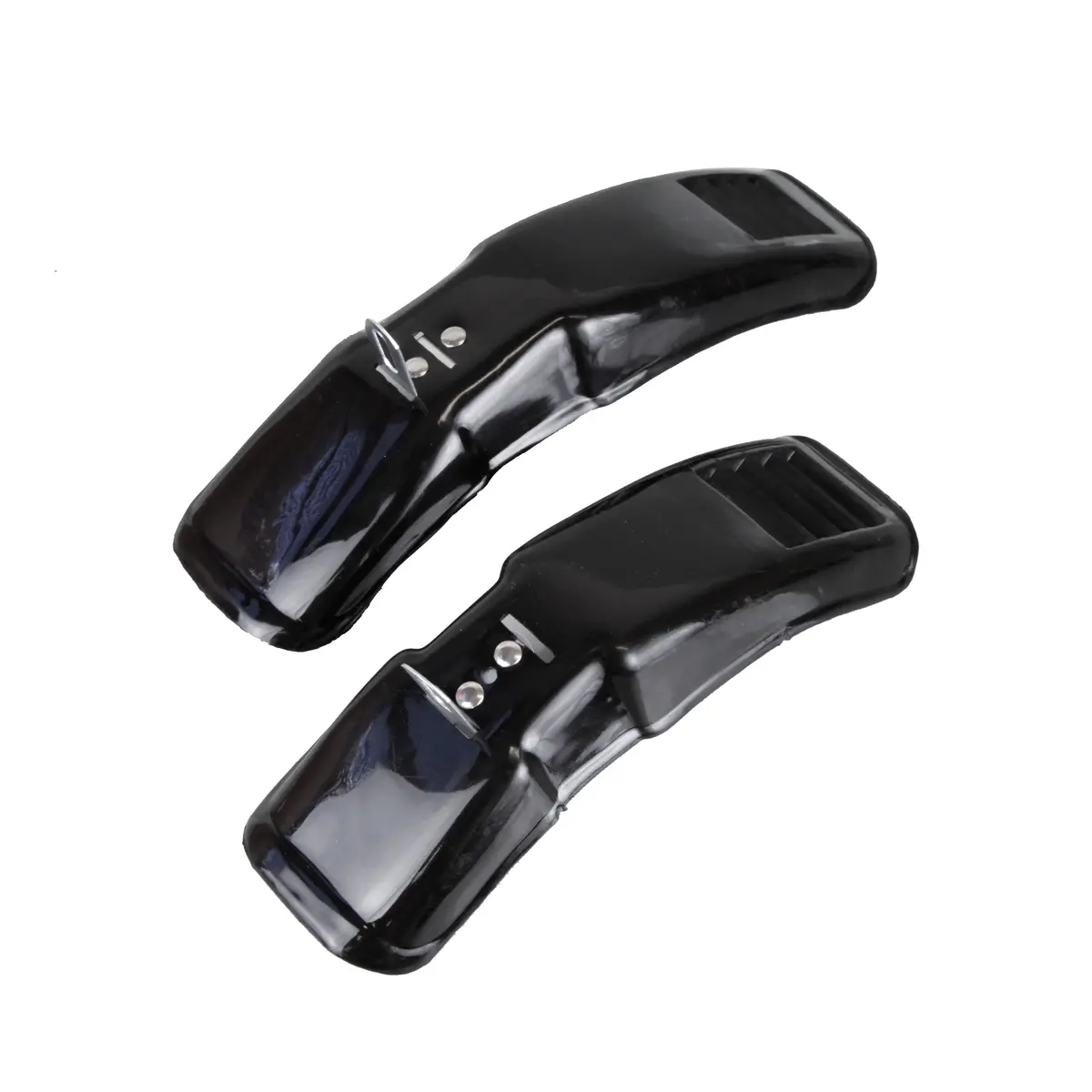 Kids Plastic Mudguards 12" Black 1