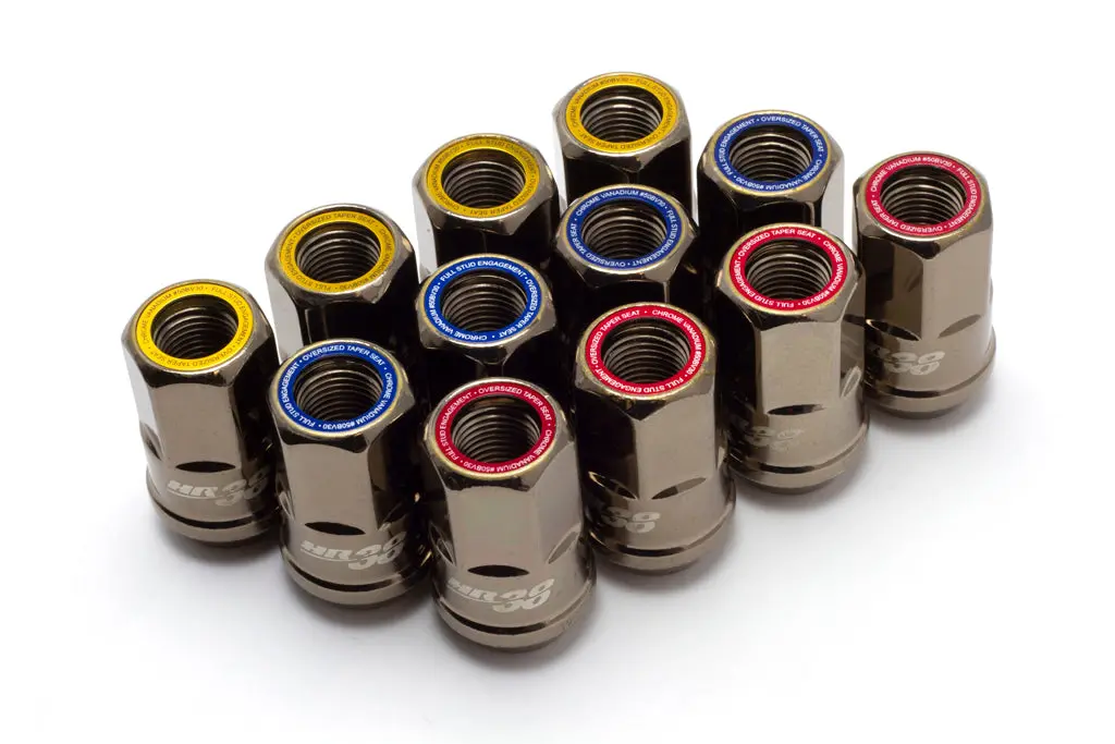 Pontiac Gto Hr38 Lug Nuts In Titanium Chrome 1