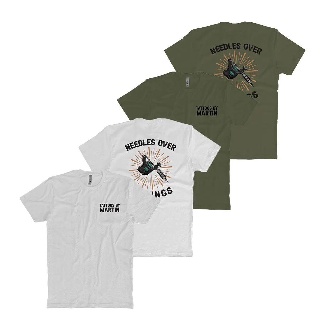 Needles Over Feelings T-Shirt 1
