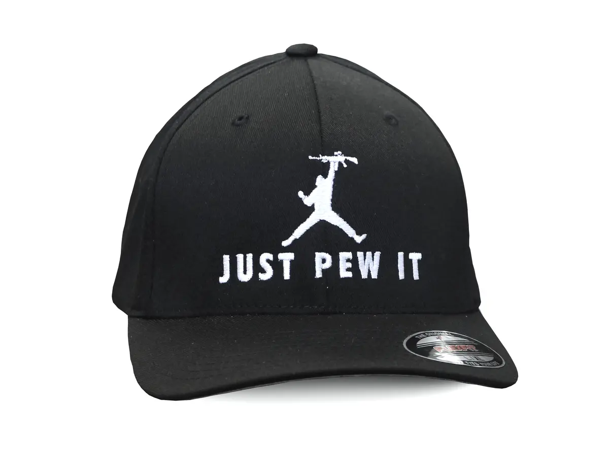 Just Pew It Flexfit Hat 1