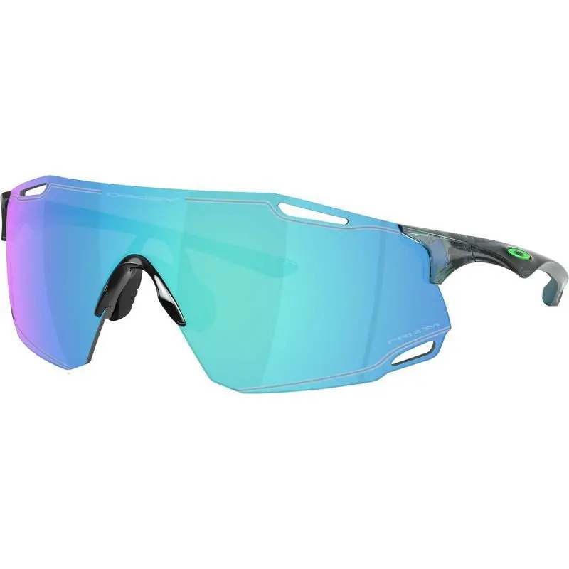 Oakley Cybr Dyno Crystal Black/Prizm Sapphire Sunglasses 1