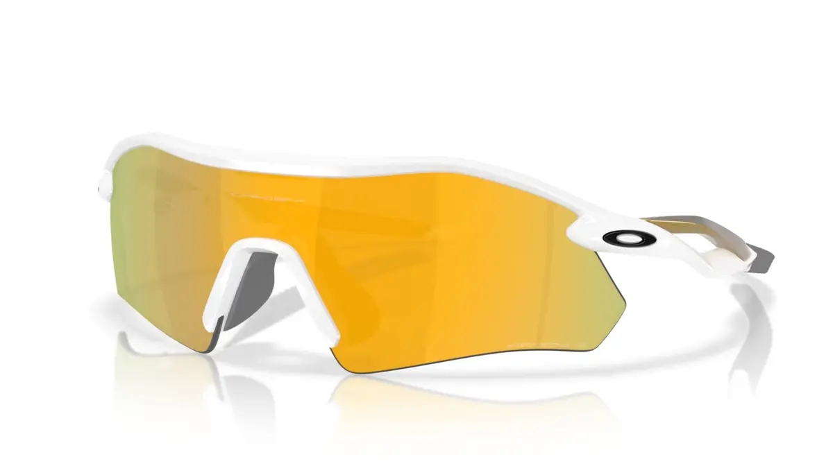 Oakley Radar Plate Polished White Prizm 24K Polarized 1