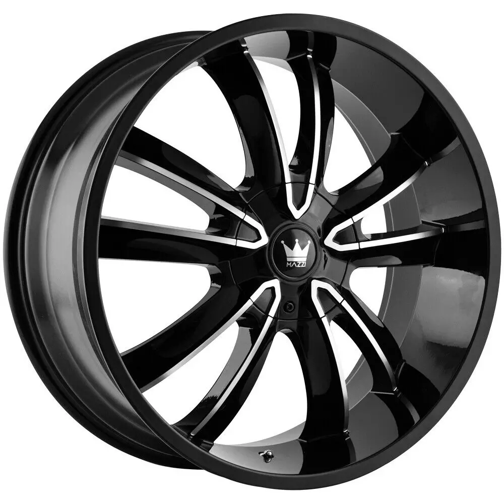 Mazzi Wheels 366 Obsession Black Machined 1