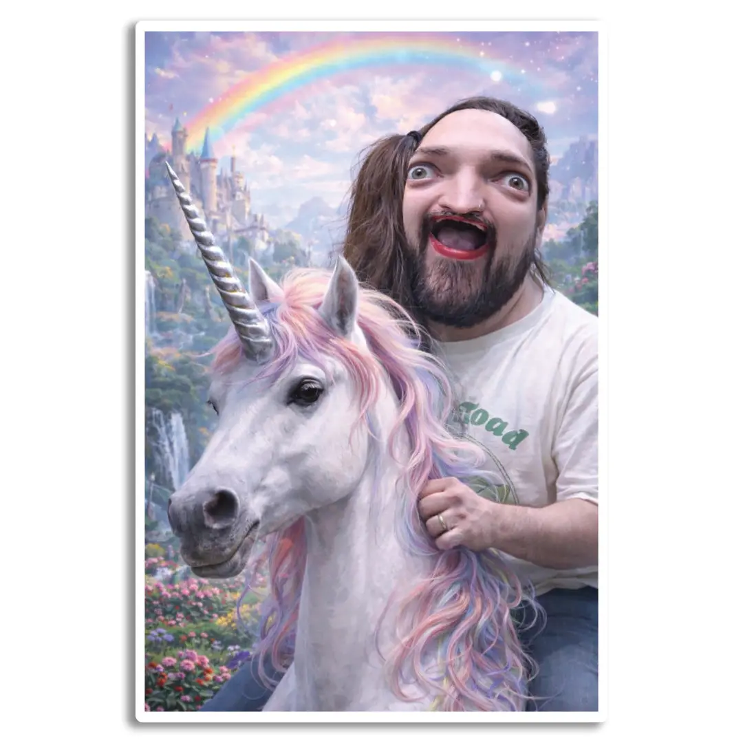 Okay Unicorn Sticker 1