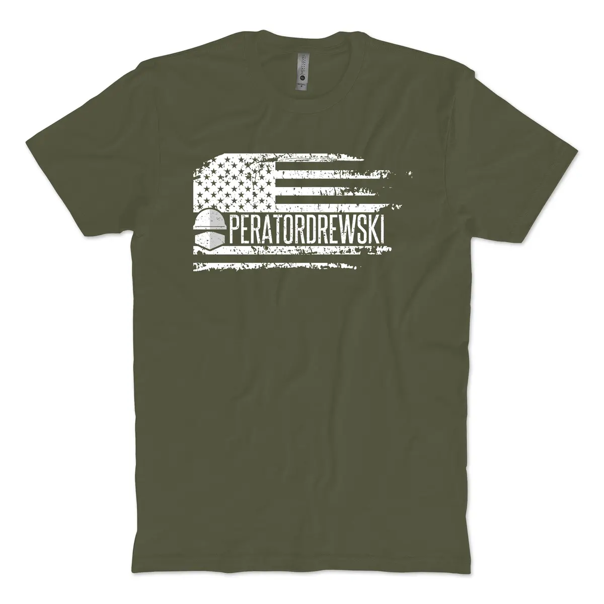 Operator Drewski Flag Logo T-Shirt 1