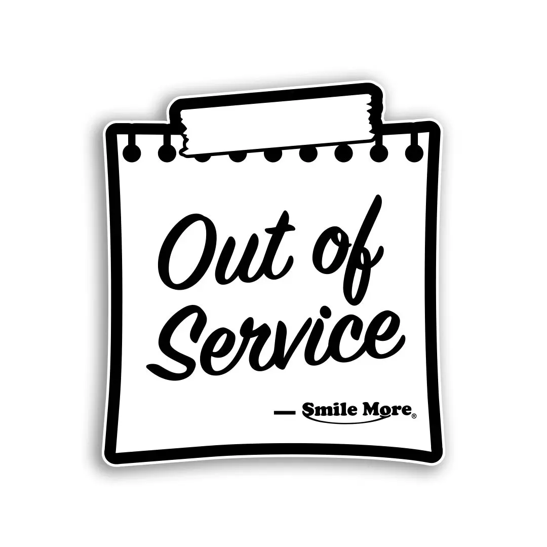 Out Of Service Sticker 1