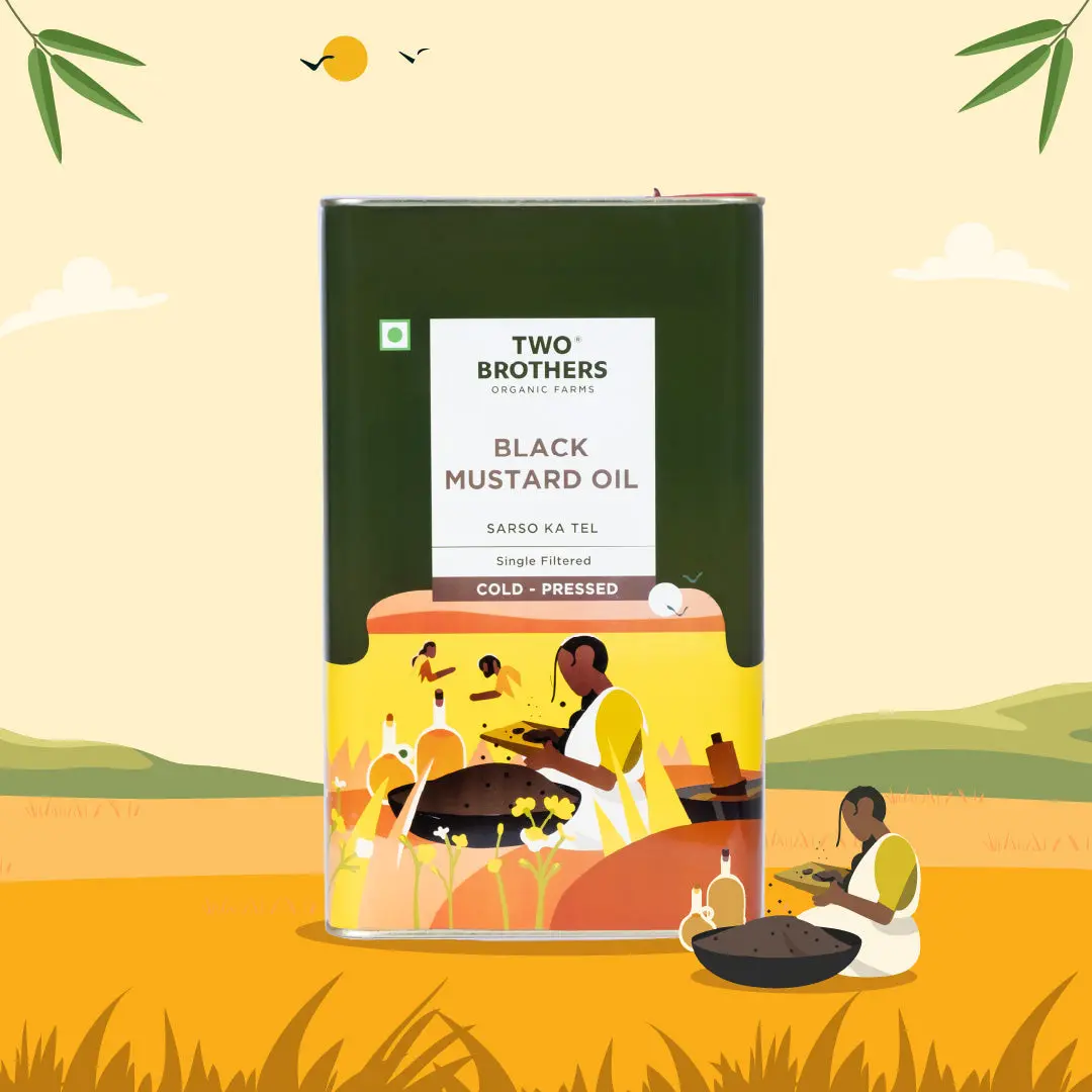 Black Mustard Oil I Cold-Pressed - 5 Ltr 1