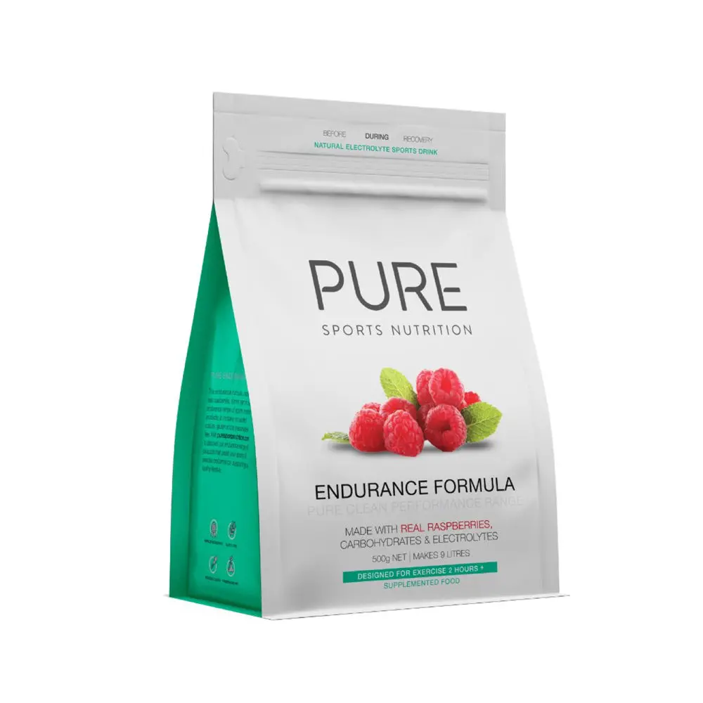 Pure Endurance Powder Raspberry 500G 1