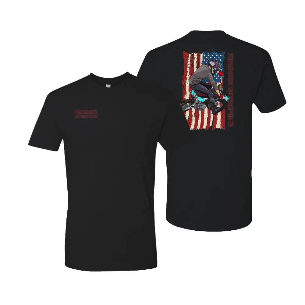 American Flag Right Turn T-Shirt 1