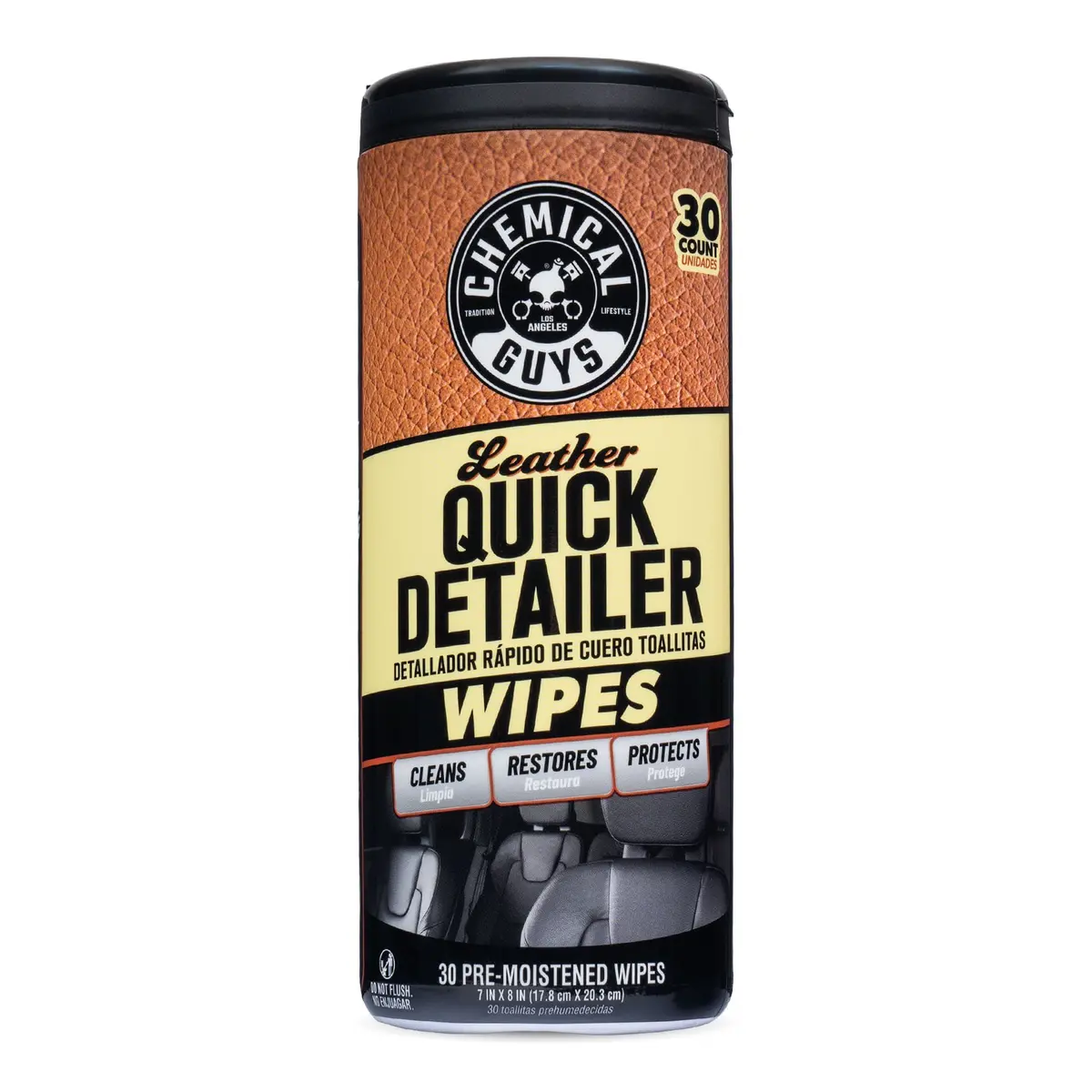 Leather Quick Detailer Canister Wipes 1