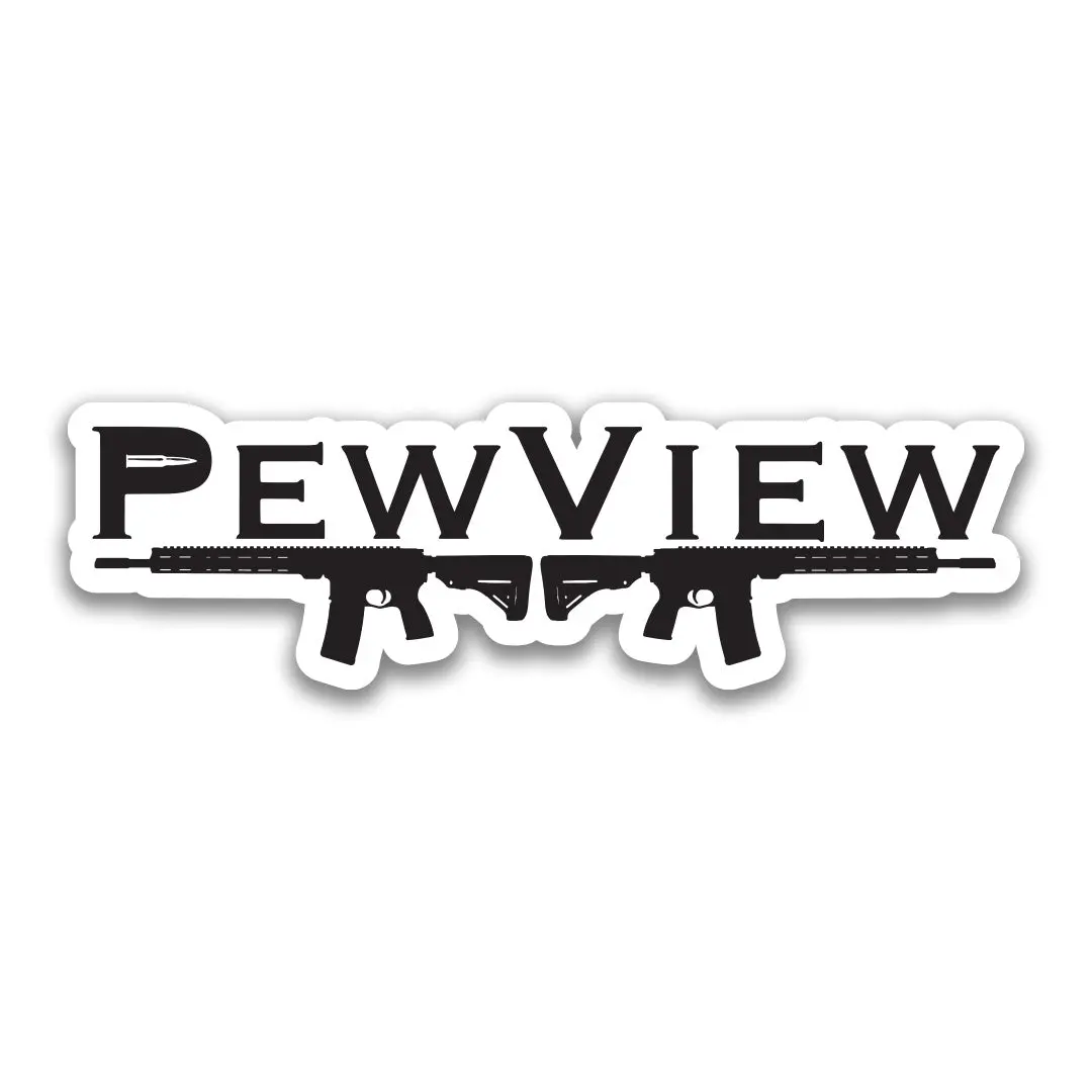 Pewview Logo Sticker 1