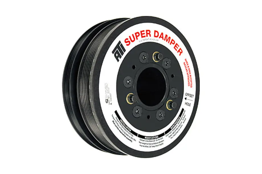 Pontiac Gto Ati Super Damper Serpentine Series Harmonic Balancer 10% Underdrive 1