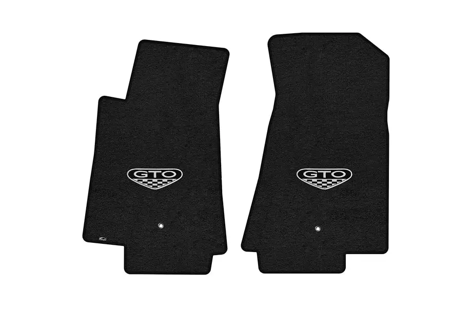 Pontiac Gto Floor Mat With Embroidered "Gto" Logo 1