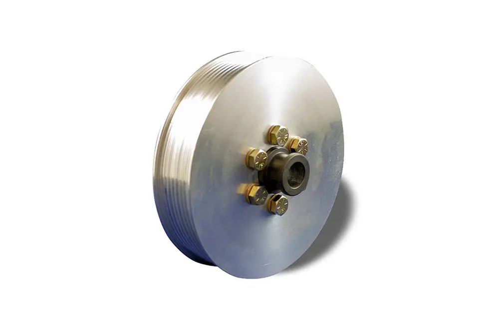 Billet Aluminum Innovators West Power 8 Rib Steering Pulley 1