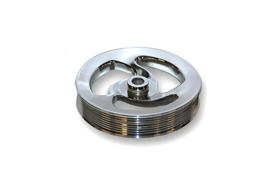 Pontiac Gto Billet Power Steering Pulley (6 Rib .660 Shaft) 1