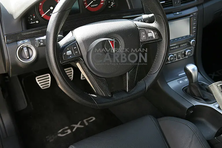 G8 Real Carbon Fiber Steering Wheel And Carbon Fiber Dash Trim 1