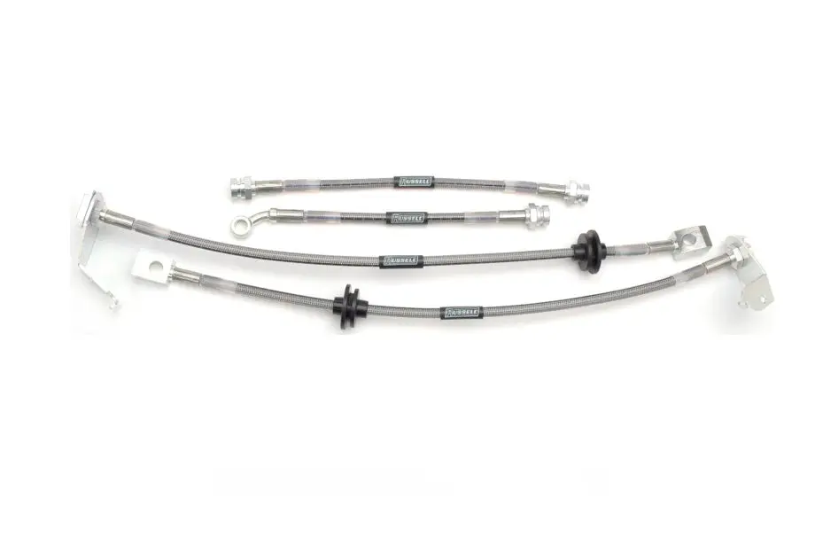 Pontiac Gto Russell Steel Braided Brake Lines 1