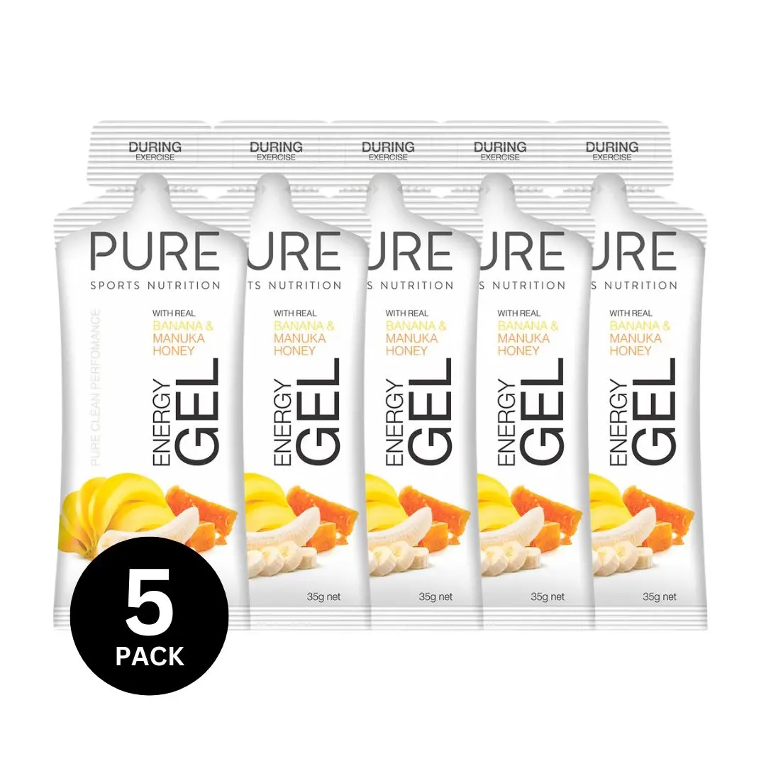 Pure Energy Gel 35G - Banana & Manuka Honey (5 Pack) 1