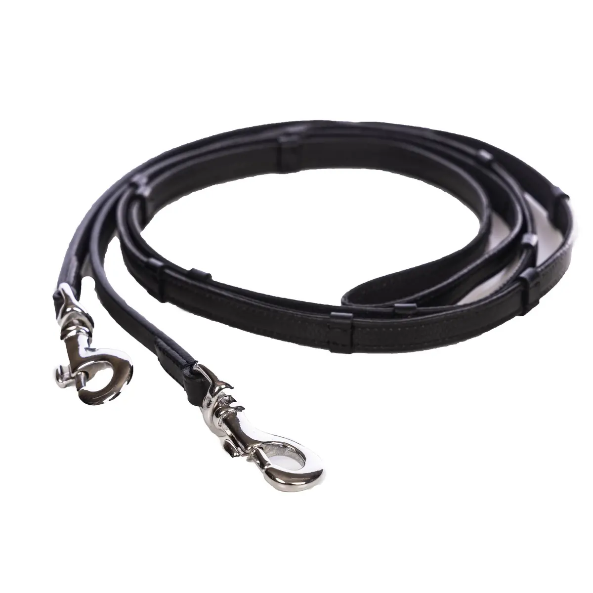 Leather Reins With Grip And Stoppers 1