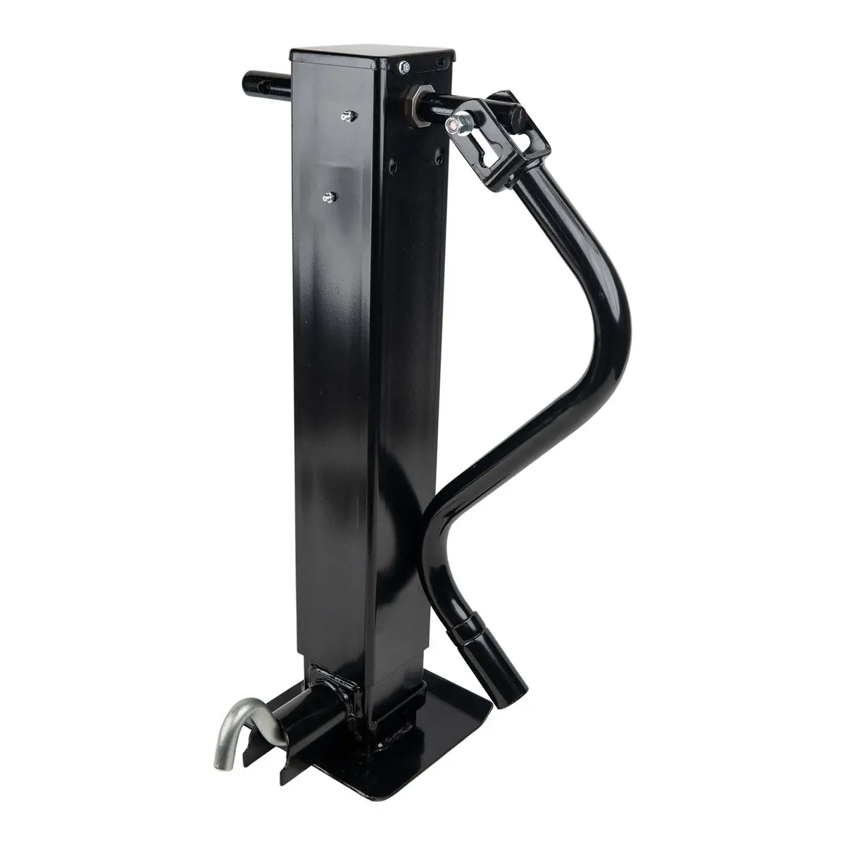 Drop Leg 12K Trailer Jack - 12000 Lb Front Pin Side Wind With Handle 1