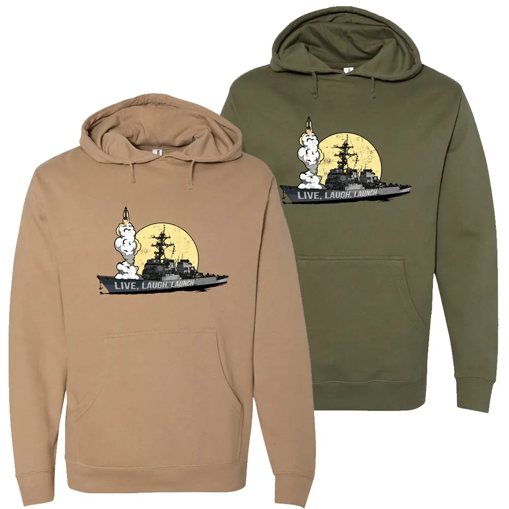 Live Laugh Launch Destroyer Hoodie 1