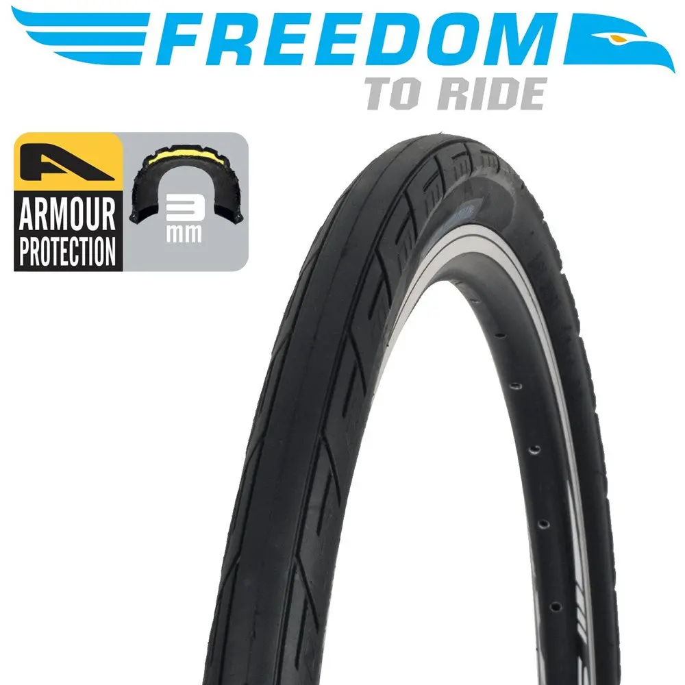 Tyre 26 X 1.90 Freedom Roadrunner Slick Armour Protection 1